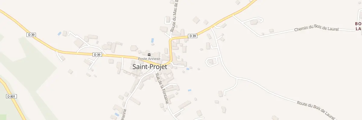 Plan du 6 Rue du presbytère à Saint-Projet