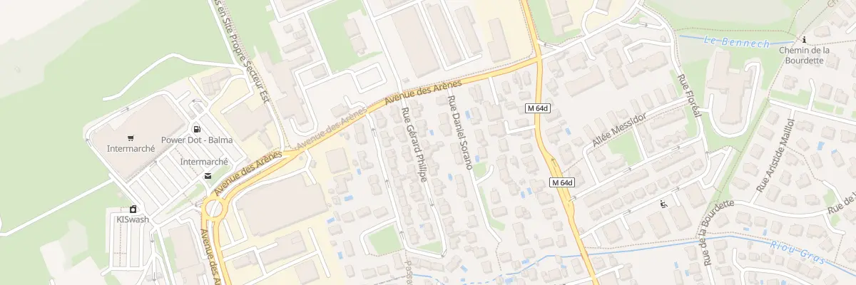 Plan du 9 Rue Gérard Philipe à Balma