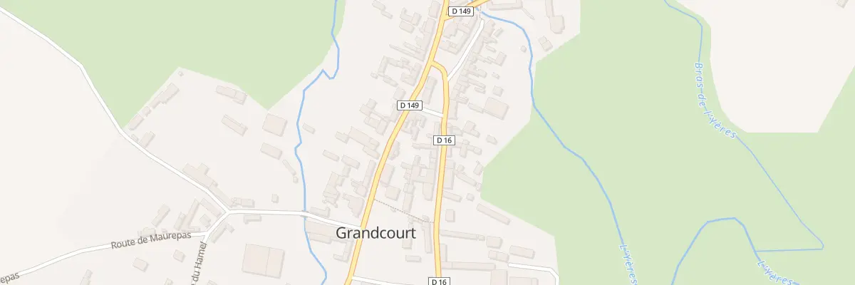 Plan du 5098 Le Bourg à Grandcourt