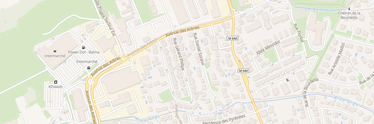 Plan du 13 Rue Gérard Philipe à Balma