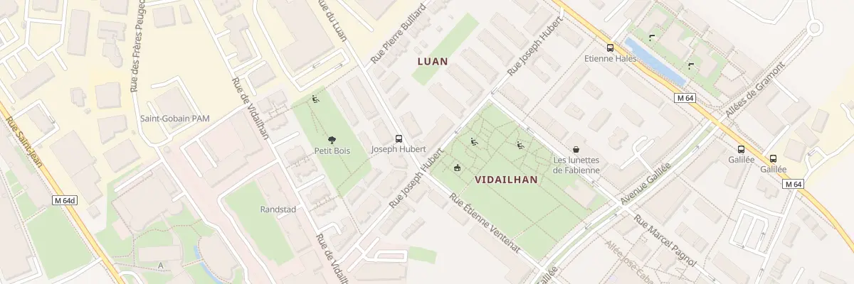 Plan du 9 Rue Joseph Hubert à Balma