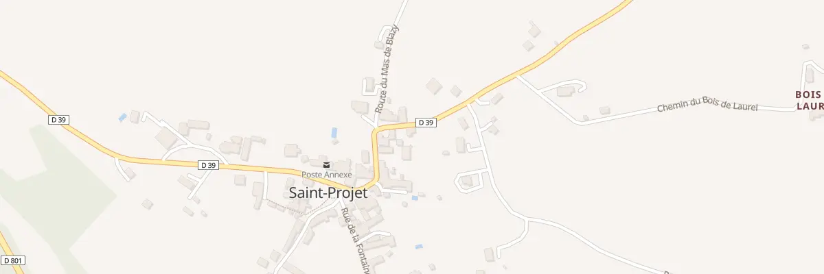 Plan du 22 Rue du presbytère à Saint-Projet