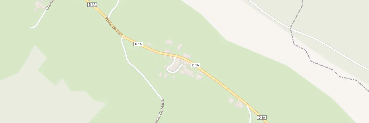 Plan du 1299 Rte de Foix à Aigues-Juntes
