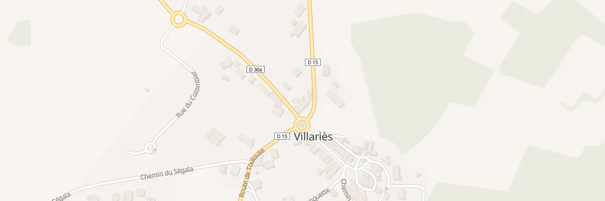 Plan du 25 Rte de Bessières à Villariès