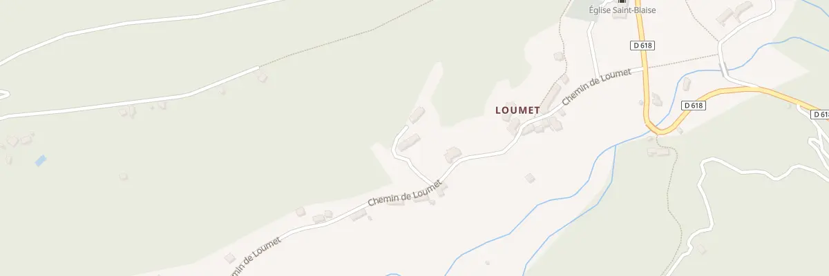 Plan du 312 Rte de Loumet à Saurat