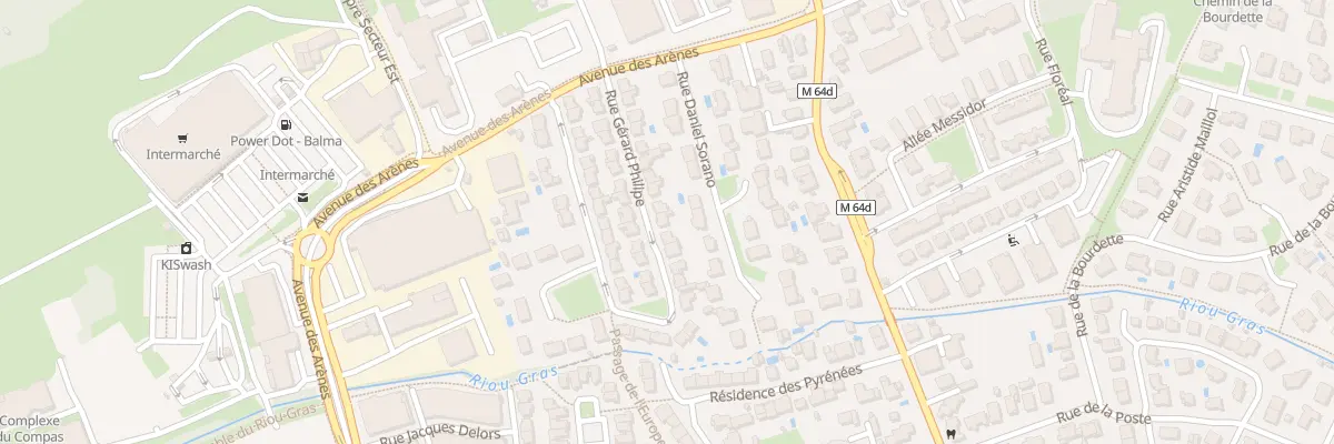 Plan du 19 Rue Gérard Philipe à Balma