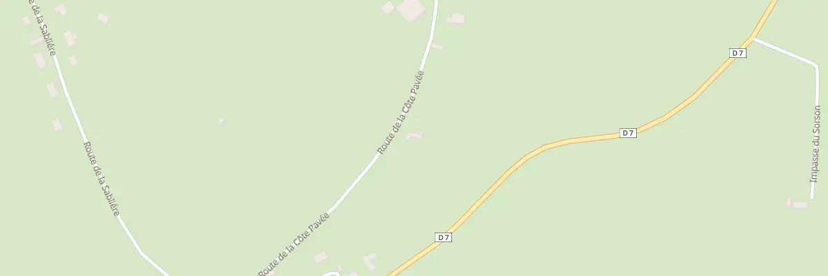 Plan du 901 Rte de la Côte Pavée à Saint-Saire