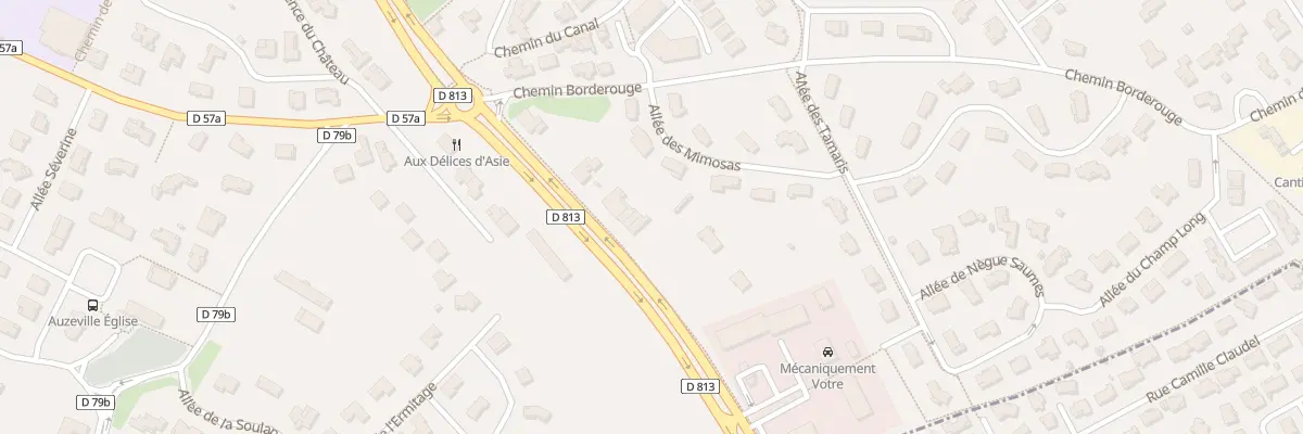 Plan du 62B Rte de Narbonne à Auzeville-Tolosane