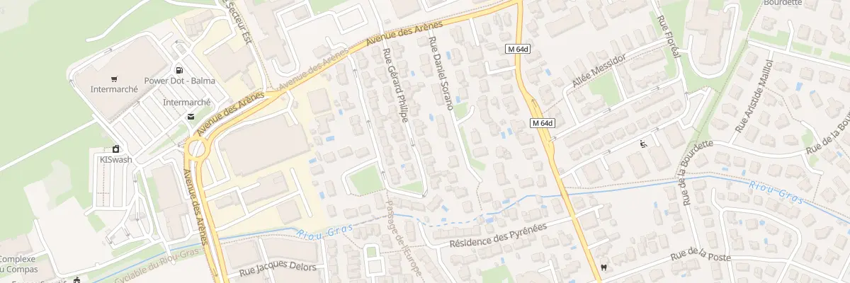 Plan du 21 Rue Gérard Philipe à Balma
