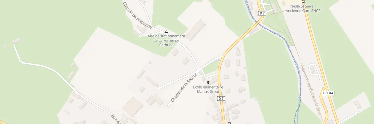 Plan du 74 Rue de la Source à Saint-Saire