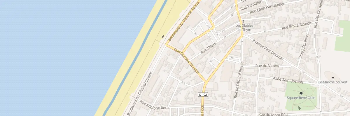 Plan du 16 Rue du Maréchal Joffre à Cayeux-sur-Mer