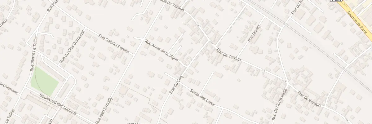 Plan du 8 Rue du Coq à Vernon