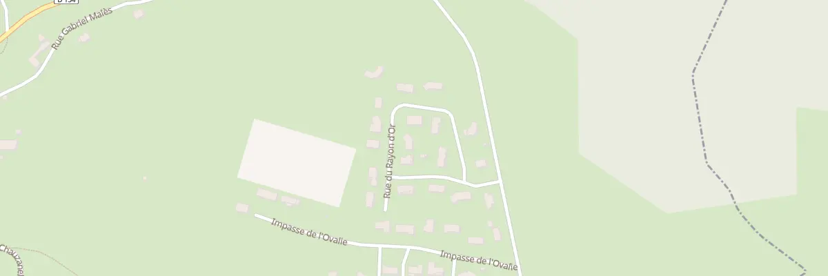 Plan du 227 Rue Du Rayon D’Or à Chasteaux