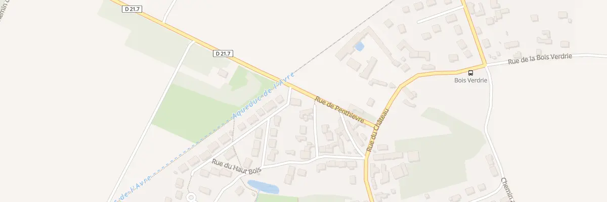 Plan du 8 Rue du Haut Bois à Bû