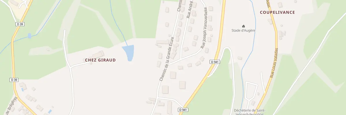 Plan du 9014 Che de la Grande-ecure à Saint-Léonard-de-Noblat