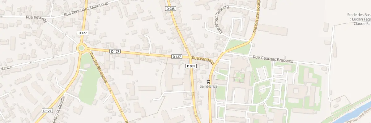Plan du 1 Rue de Reverdy à Chartres