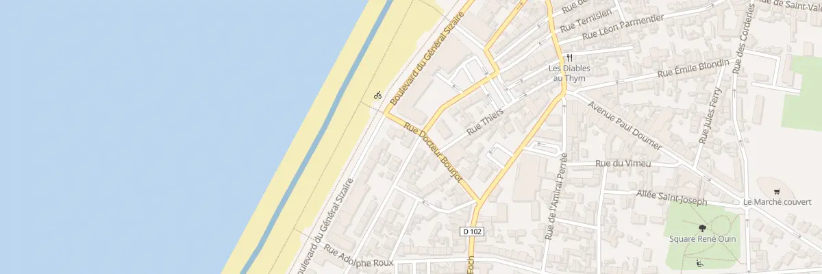 Plan du 12 Rue du Maréchal Joffre à Cayeux-sur-Mer
