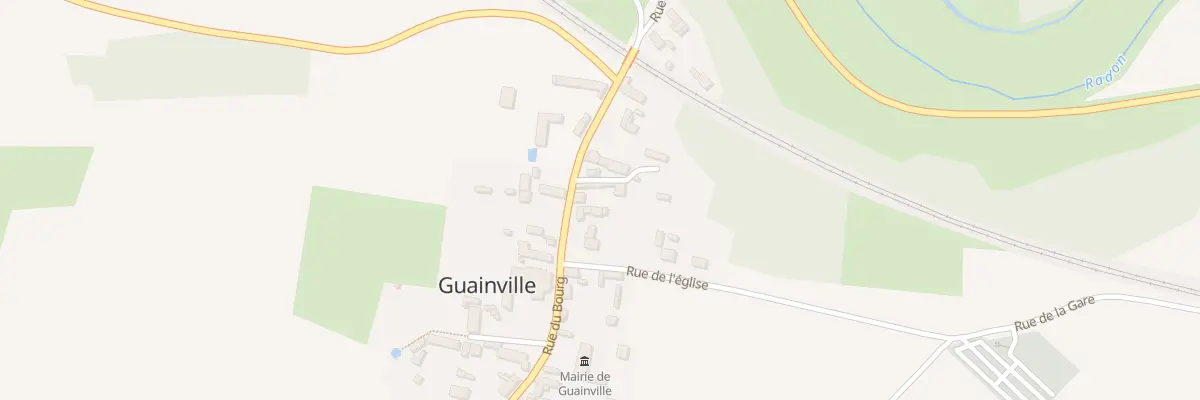 Plan du 251 Rue du Bourg à Guainville
