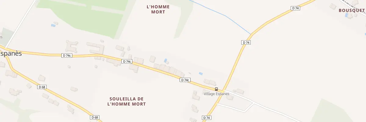 Plan du 7A L’Homme Mort à Espanès