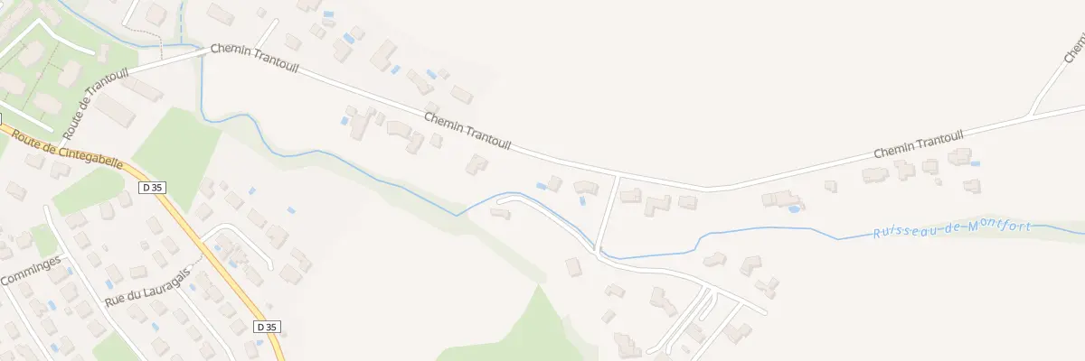 Plan du 32 Che de Trantouil à Auterive