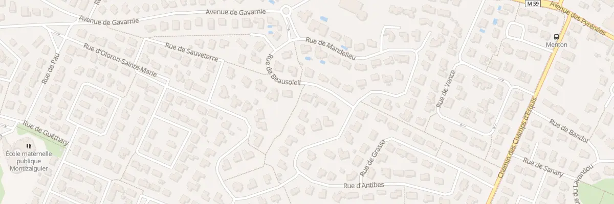 Plan du 18 Rue de Beausoleil à L’Union