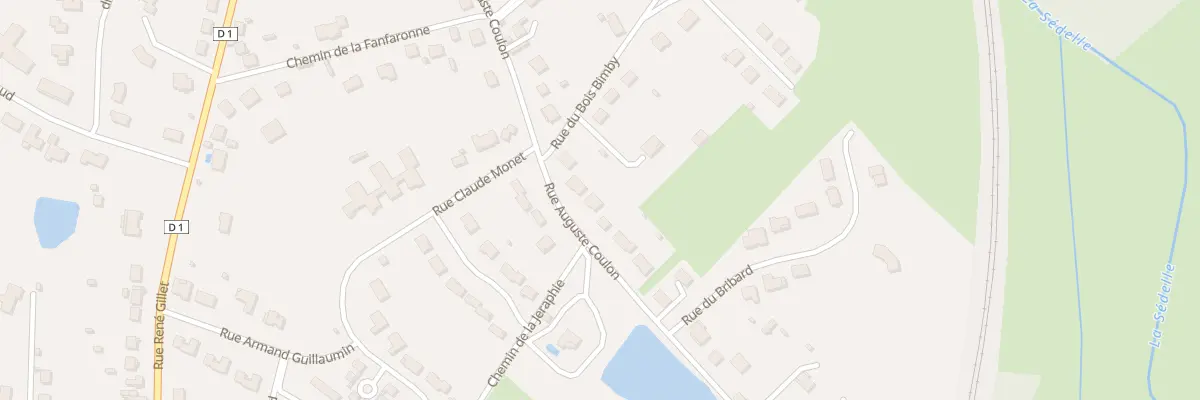 Plan du 39 Rue Auguste Coulon à La Souterraine