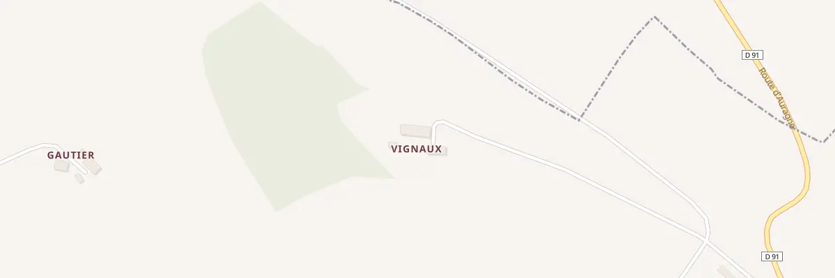 Plan du 17 Vignaux à Auragne