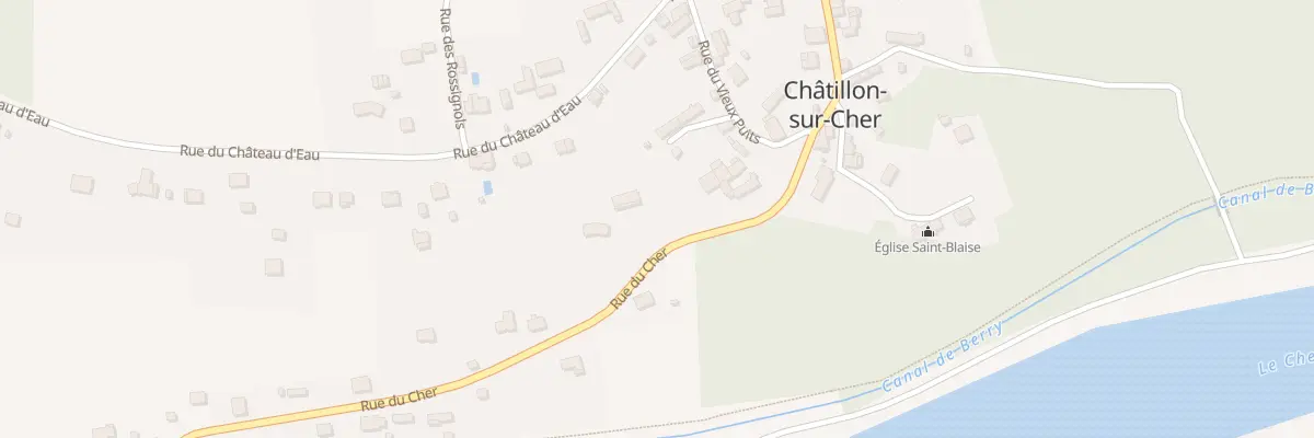 Plan du 19 Rue du Cher à Châtillon-sur-Cher