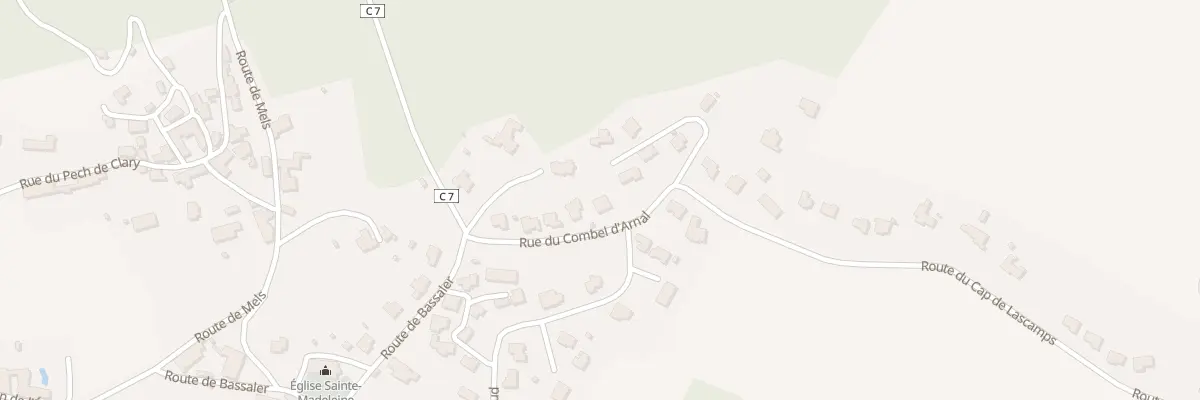 Plan du 125 Rue du Combel d’Arnal à Lamagdelaine