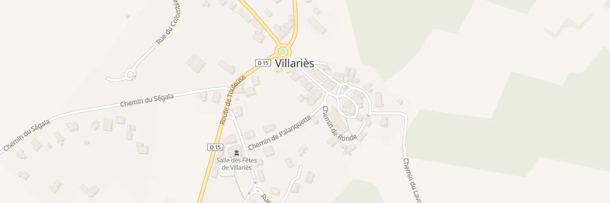 Plan du 12 Gr Grande Rue à Villariès
