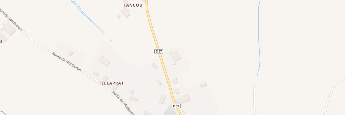 Plan du 260 Rte de Puylauron à Varennes