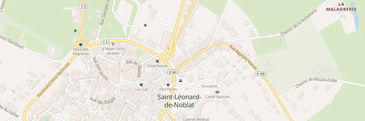 Plan du 7 Rue du Colonel Ledot à Saint-Léonard-de-Noblat
