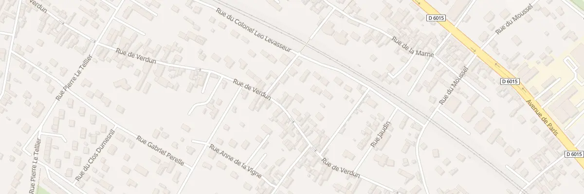 Plan du 58 Rue de Verdun à Vernon