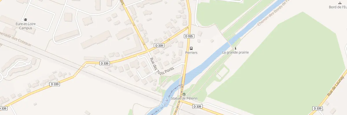 Plan du 9 Rue des Trois Ponts à Chartres