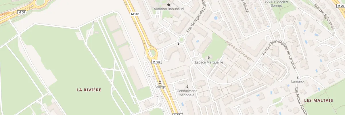 Plan du 2 Av Bernard de Jussieu à Balma