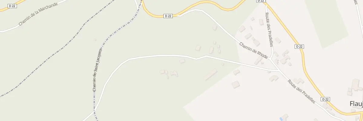 Plan du 325 Imp des Pradelles à Flaujac-Poujols