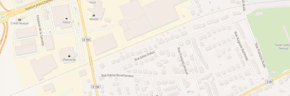 Plan du 48 Rue Jules Dalou à Brive-la-Gaillarde