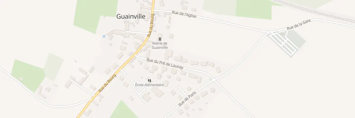 Plan du 7 Rue du Pré de Launay à Guainville