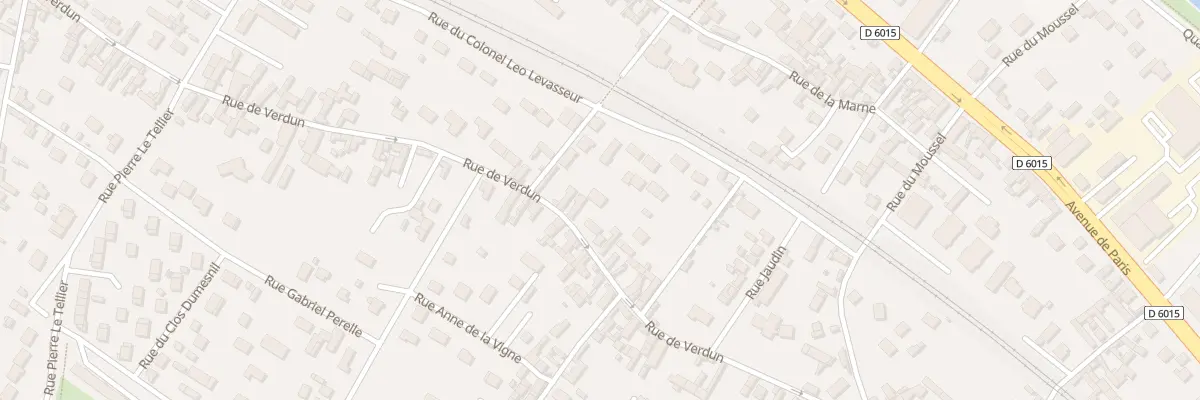 Plan du 56 Rue de Verdun à Vernon