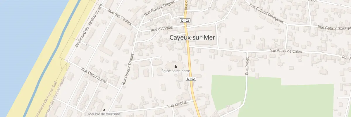 Plan du 161 Rue du Maréchal Foch à Cayeux-sur-Mer
