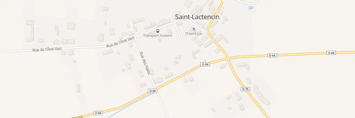 Plan du 4 Rue du Bas Bourg à Saint-Lactencin
