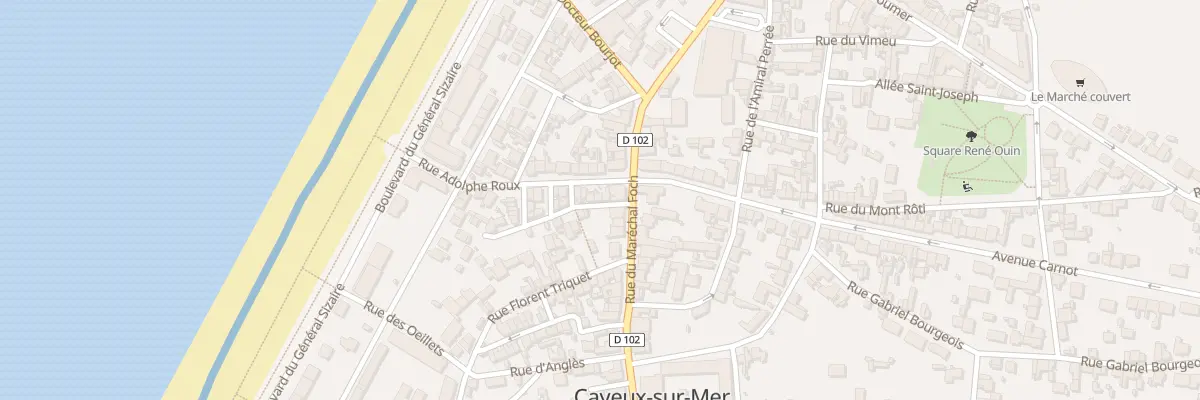 Plan du 3 Rue Adolphe Roux à Cayeux-sur-Mer