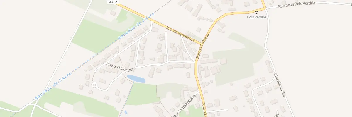 Plan du 6 Rue de la Poterne à Bû