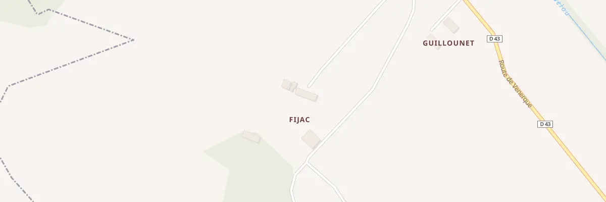 Plan du 95 Fijac à Auragne