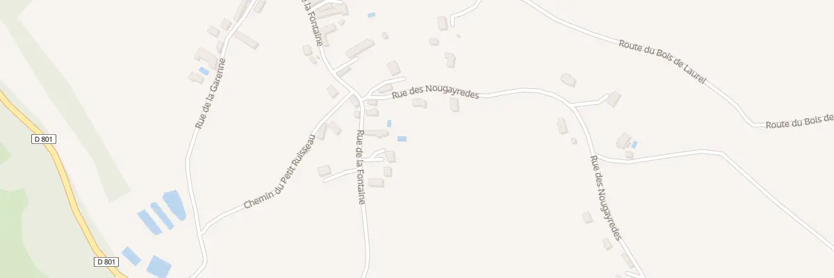 Plan du 25 Rue de la Fontaine à Saint-Projet