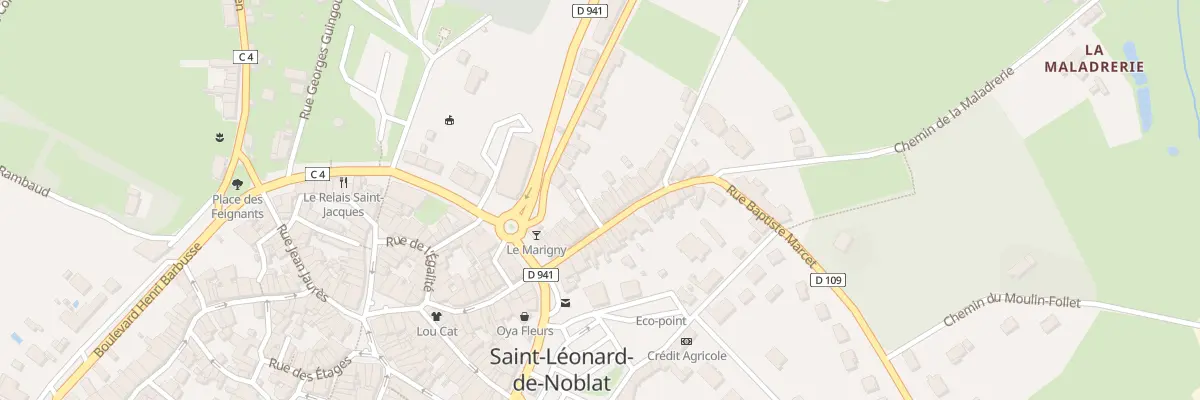Plan du 19 Rue du Colonel Ledot à Saint-Léonard-de-Noblat