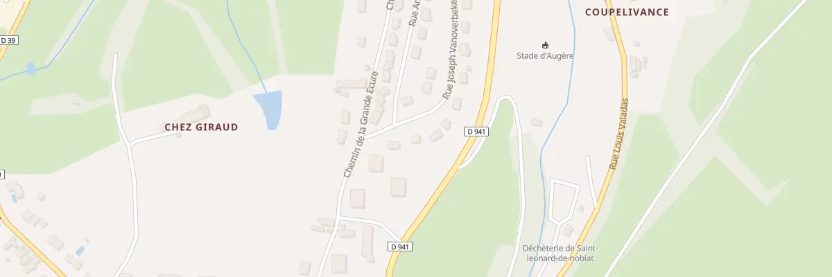 Plan du 4 Rue Joseph Vanoverbeke à Saint-Léonard-de-Noblat