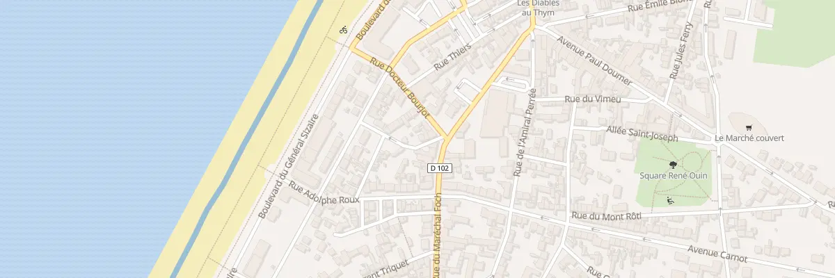 Plan du 6 Rue Sainte Catherine à Cayeux-sur-Mer