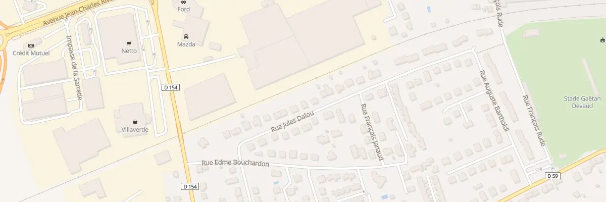 Plan du 46 Rue Jules Dalou à Brive-la-Gaillarde