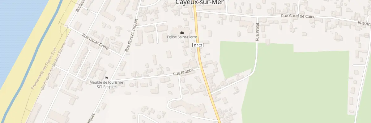 Plan du 151 Rue du Maréchal Foch à Cayeux-sur-Mer